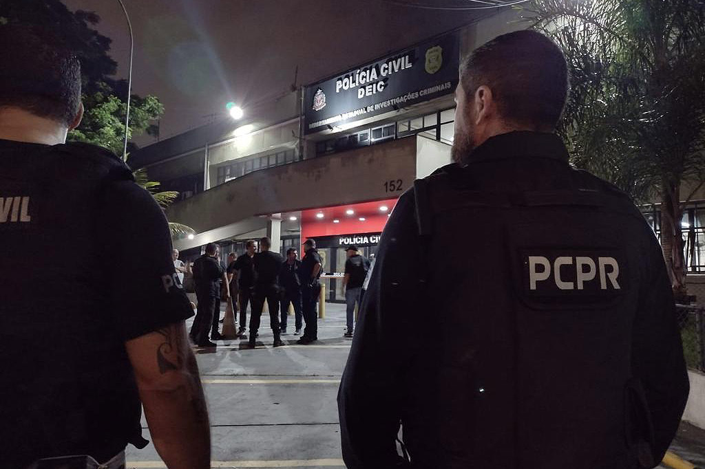 PCPR mira contra organização criminosa responsável por aplicar golpes do delivery - Curitiba, 16/03/2022 Foto: PCPR