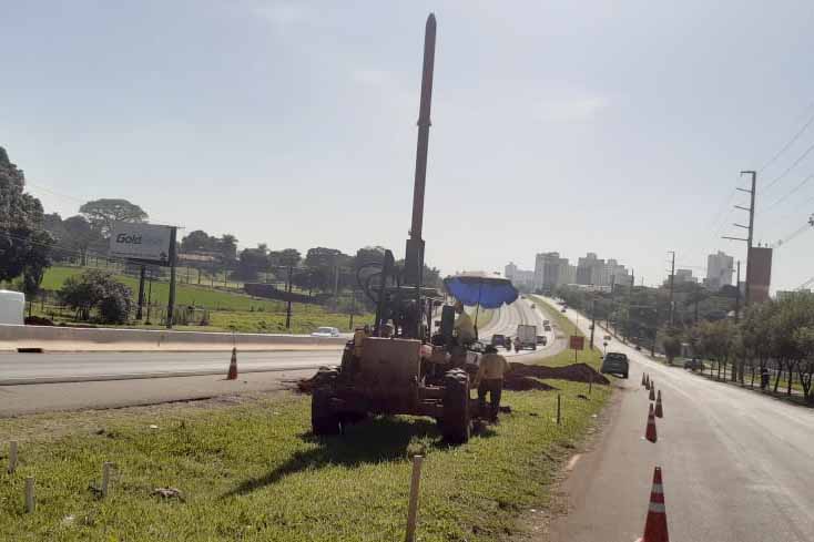 DER/PR alerta para necessidade de cuidado com obras em rodovia de Londrina Foto: DER