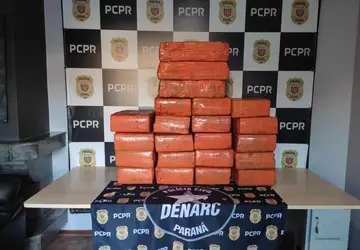 PCPR apreende 434 quilos de maconha e prende mulher por tráfico de drogas, em Toledo Foto: PCPR