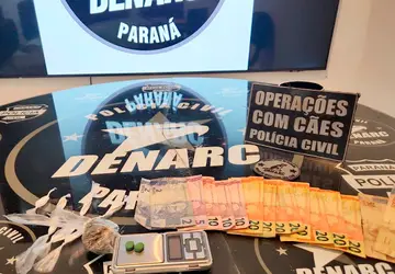 PCPR deflagra operação contra organização envolvida no tráfico de drogas e armas em Londrina Foto: PCPR