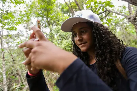 Participantes de projeto educativo conhecem biodiversidade do Cerrado